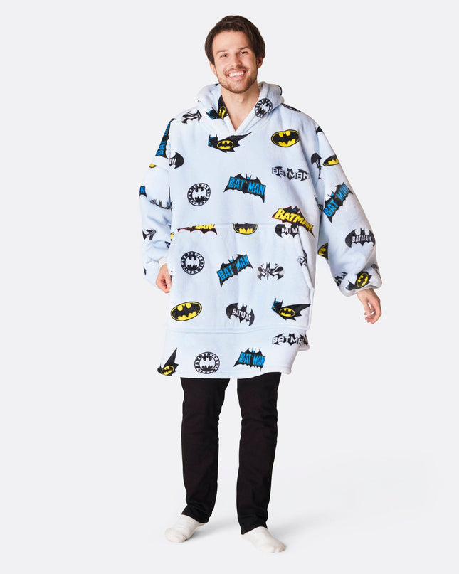 HappyHoodie Hellblaue Batman Edition für Erwachsene