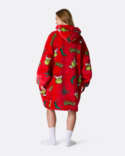 HappyHoodie Grinch Rot für Erwachsene – Festlicher Stil