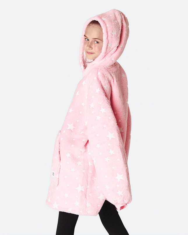 Pink Stars HappyHoodie für Kinder