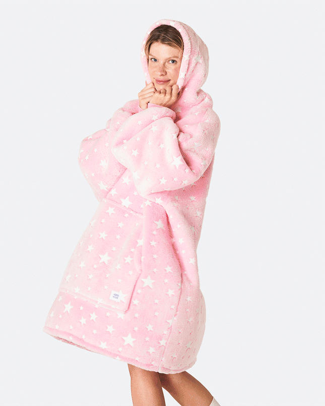 Pink Stars HappyHoodie