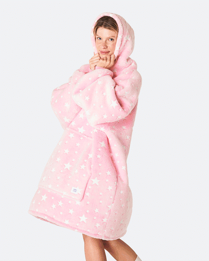 HappyHoodie Pink Stars für Ostern für Männer und Frauen