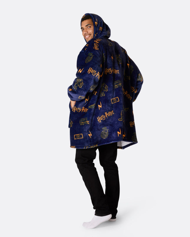 HappyHoodie Harry Potter Blau für Erwachsene - Gemütlicher Stil