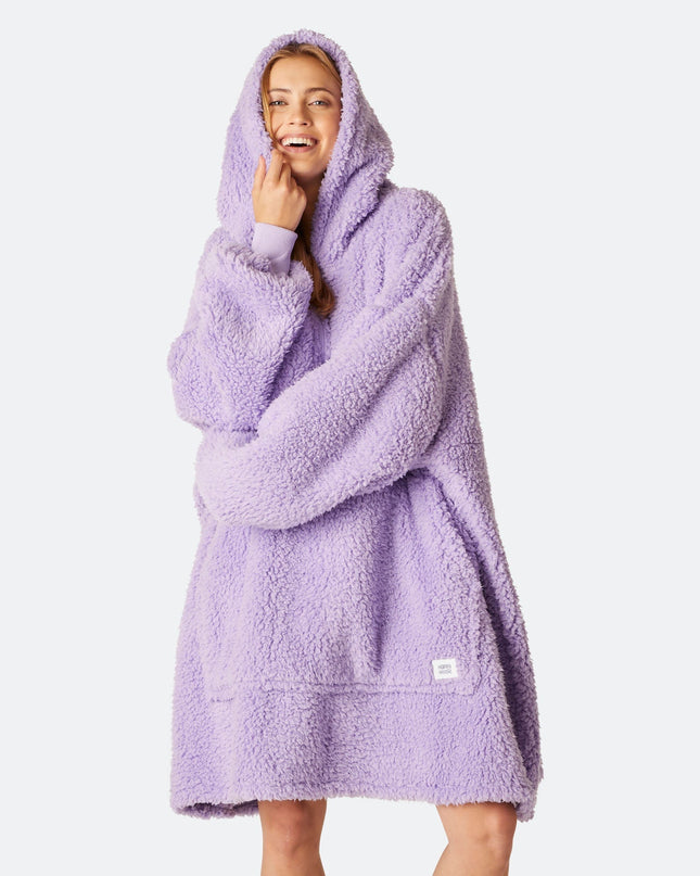 Lila Sherpa HappyHoodie