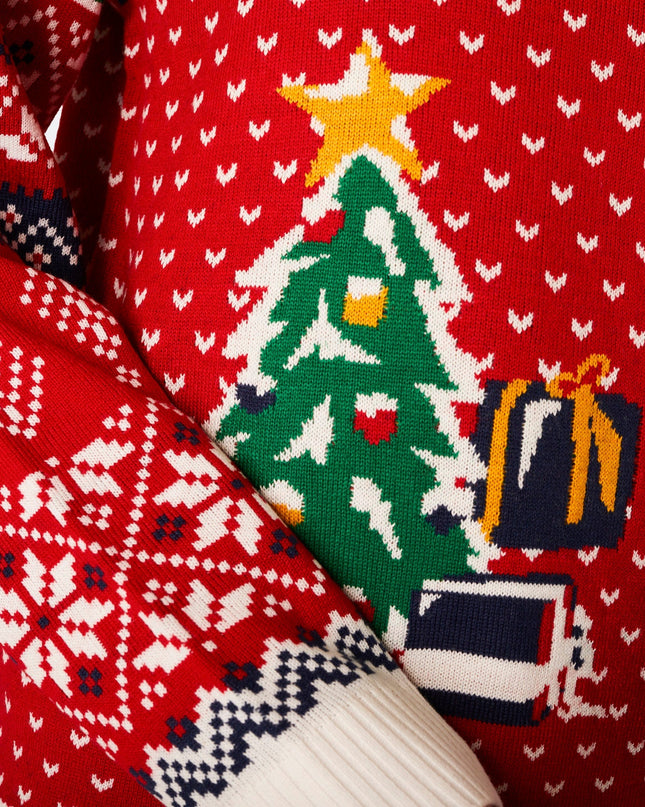 Retro-Weihnachtspullover für Damen