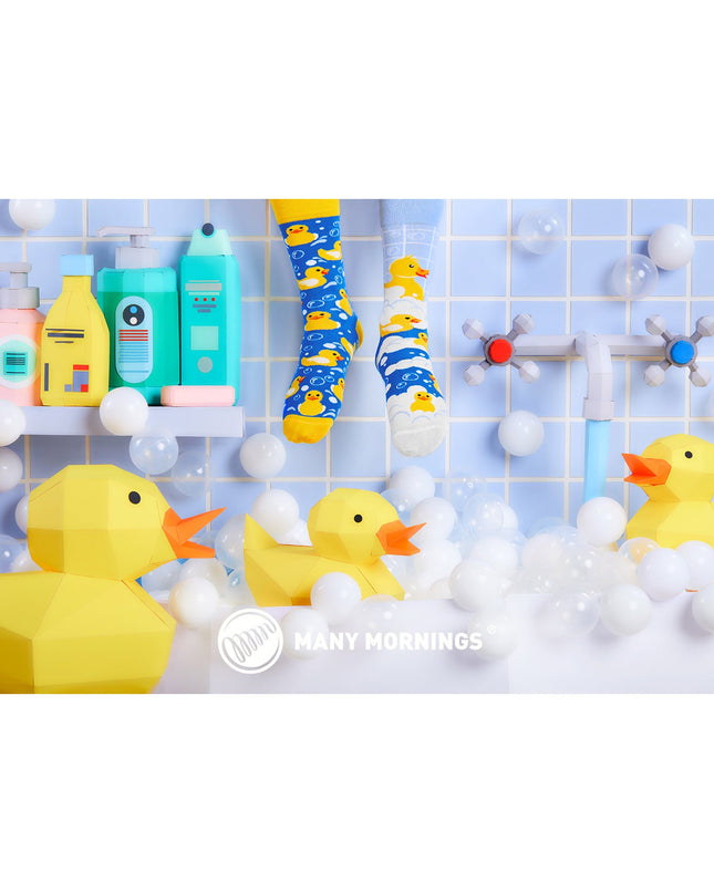 Many Mornings Zokni – Badeenten-Spaßsocken für Kinder und Erwachsene