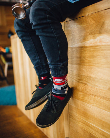 Many Mornings Zokni – Dunkelbraune Espresso-Sockenkollektion