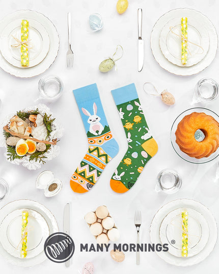 Many Mornings Zokni – Osterhasen-Spaßsocken für alle Altersgruppen