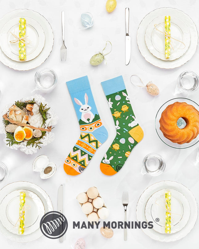 Many Mornings Zokni – Osterhasen-Spaßsocken für alle Altersgruppen
