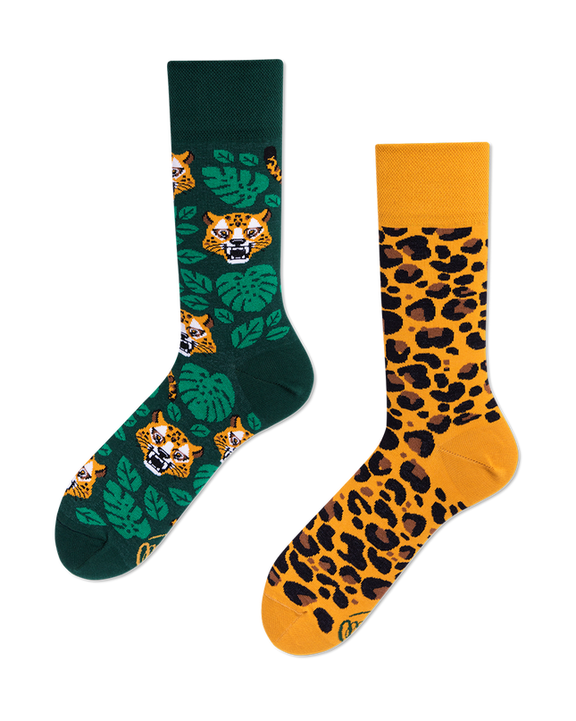 Many Mornings Zokni - El Leopardo Fun Socks Kollektion
