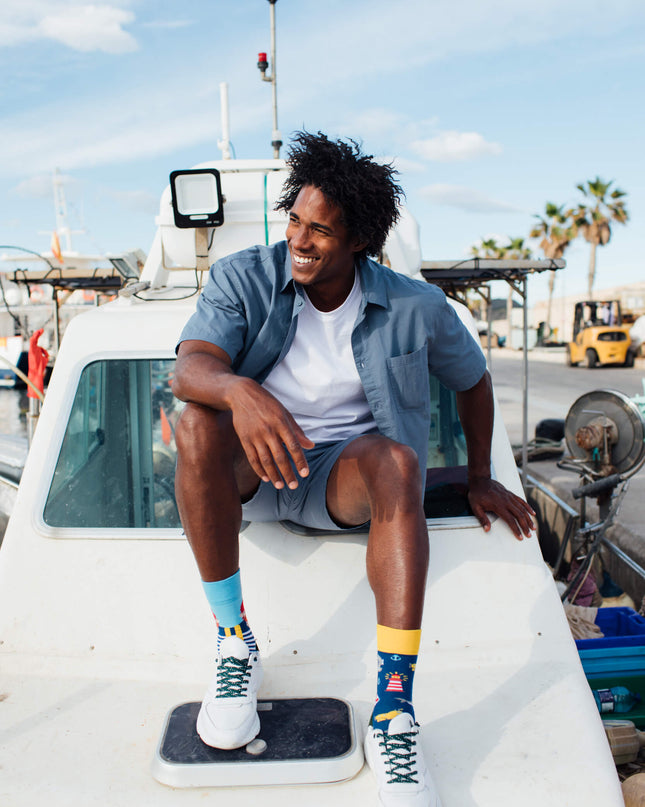 Viele Morgen Socken - Fischers Geschichte