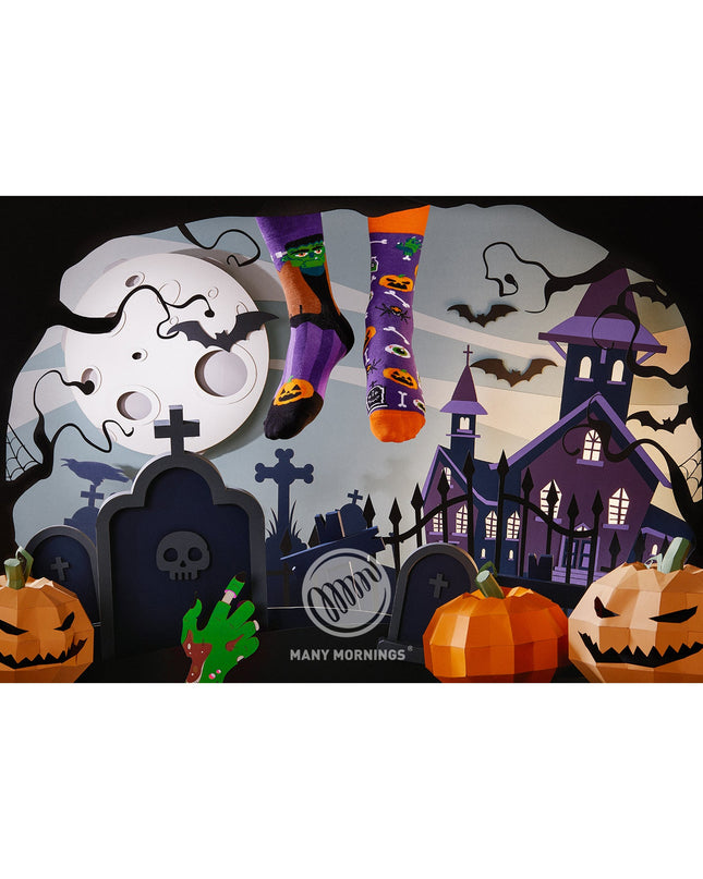 Many Mornings Zokni - Frankenfeet Halloween-Spaßsocken für alle
