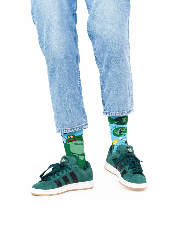 Viele Morgen Socken - Frosch