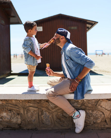 Many Mornings Zokni - Frutti di Mare Fun Socks for Everyone