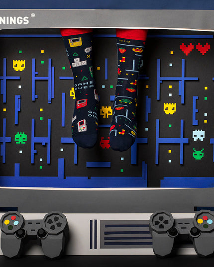 Many Mornings Zokni – Game Over Spaßsocken für alle Altersgruppen