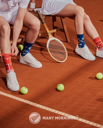 Many Mornings Zokni - Grand Slam Fun Socks Kollektion