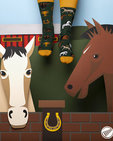 Horse Derby Fun Socks for All Ages