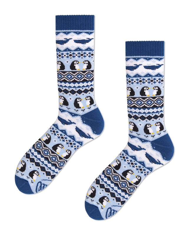 Ice Penguin Fun Socks Collection by Many Mornings