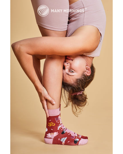Viele Morgen Zokni - Namaste Weihnachtsspaß Socken für alle