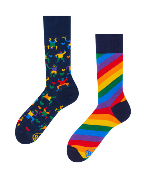 Many Mornings Zokni – Regenbogen-Spaßsocken für alle Altersgruppen