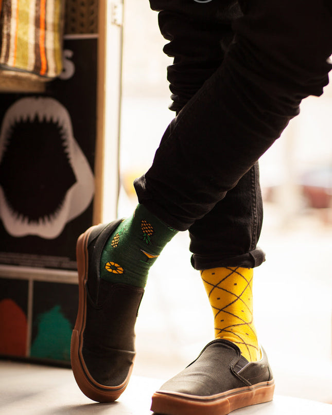 Many Mornings Zokni - Ananas-Sockenkollektion