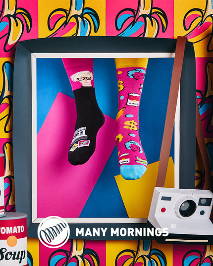 Many Mornings Zokni – Pop-Art-Sockenkollektion