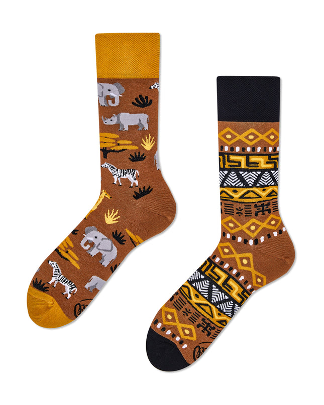 Many Mornings Zokni – Safari-Spaß-Socken für alle Altersgruppen