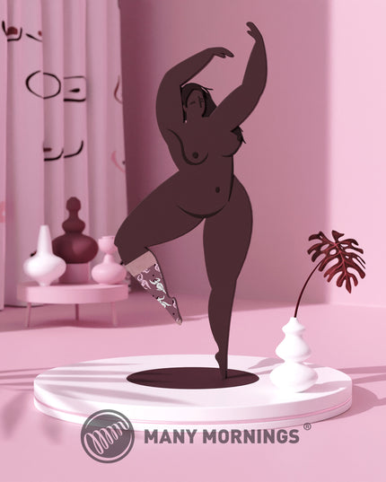 Many Mornings Zokni - Simply The Breast Fun Socks for All