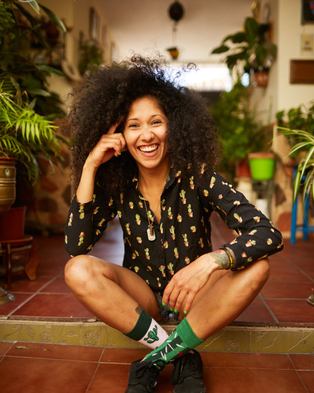 Many Mornings Zokni – Sommerliche Kaktus-Spaß-Socken für alle