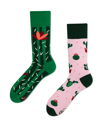 Many Mornings Zokni - Summer Cactus Fun Socks for Everyone
