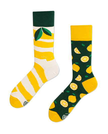 Many Mornings Zokni – Die Lemons Fun Socks Kollektion