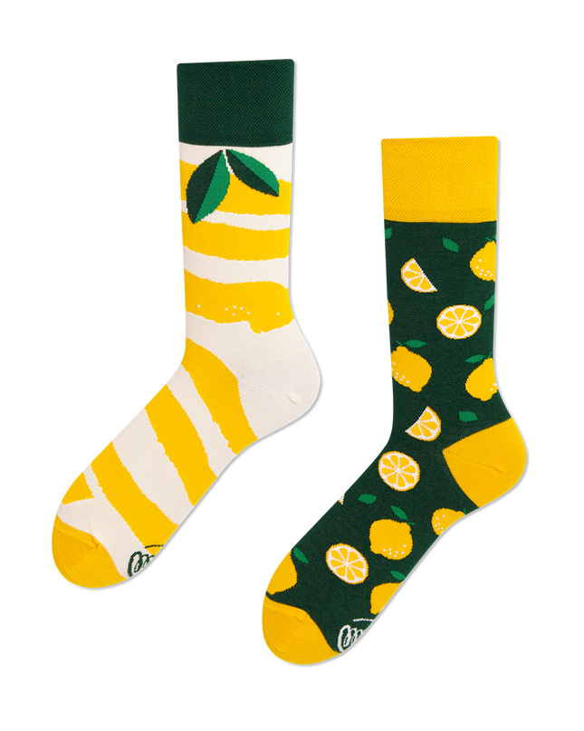 Many Mornings Zokni – Die Lemons Fun Socks Kollektion