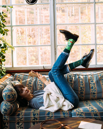 Many Mornings Zokni - The Map Unique Fun Socks Collection