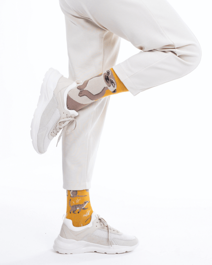Many Mornings Zokni - The Meerkat Christmas Fun Socks Collection