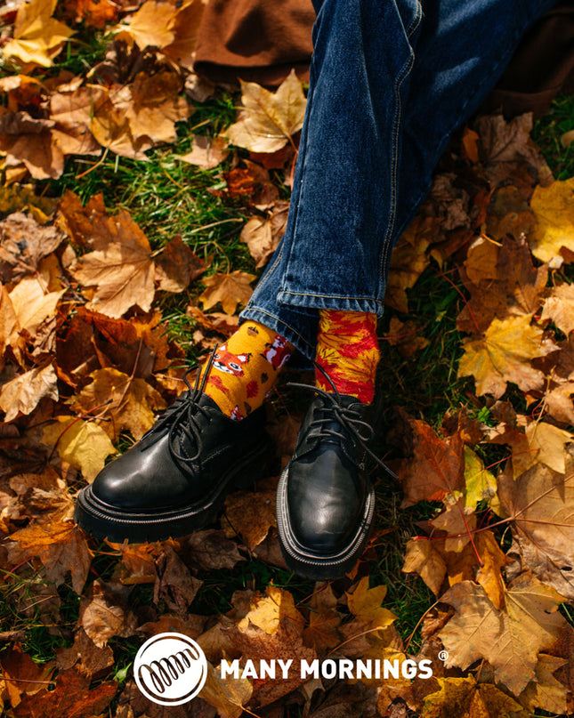 Viele Morgen Zokni - Die lustigen Eichhörnchen-Socken für alle