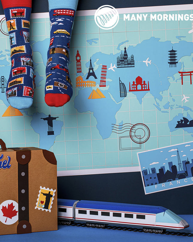 Many Mornings Zokni – Die Reise-Spaßsocken für alle