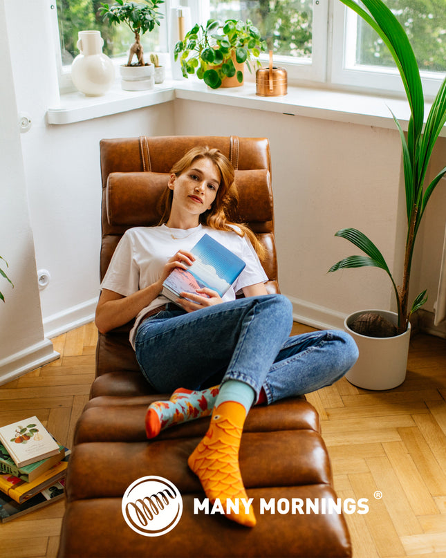 Viele Morgen Zokni - Die Wunschfisch-Spaßsocken für alle