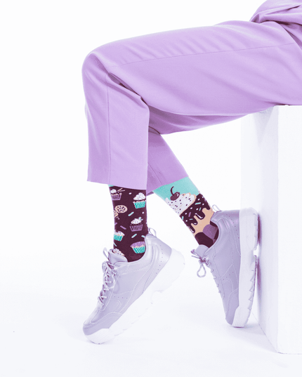 Many Mornings Socks - The Cupcake