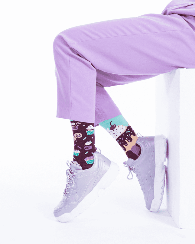 Viele Morgen Socken - Der Cupcake