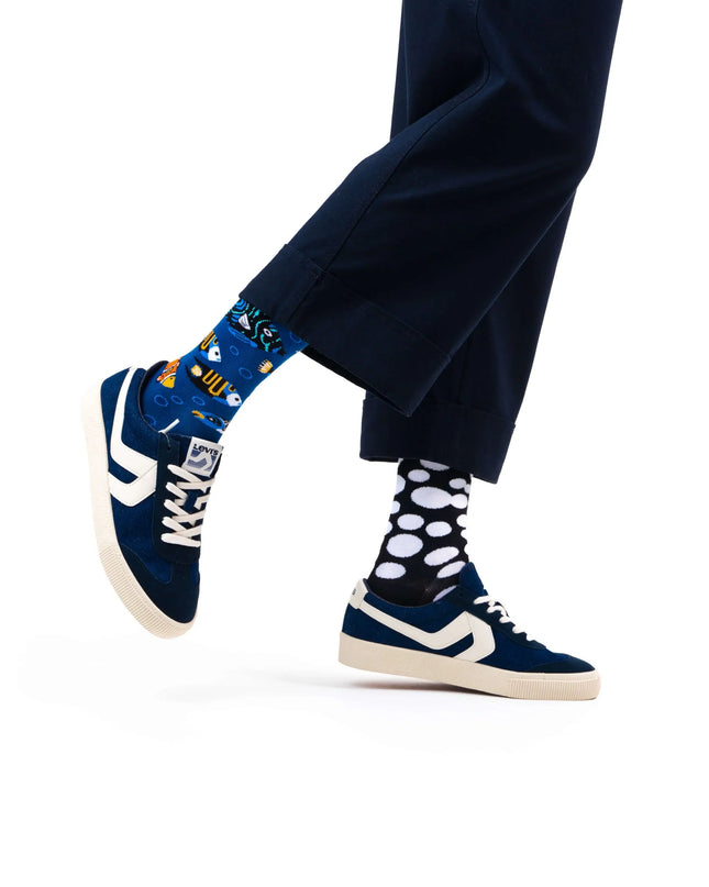 Many Mornings Zokni – Socken mit tropischen Fischen für die ganze Familie