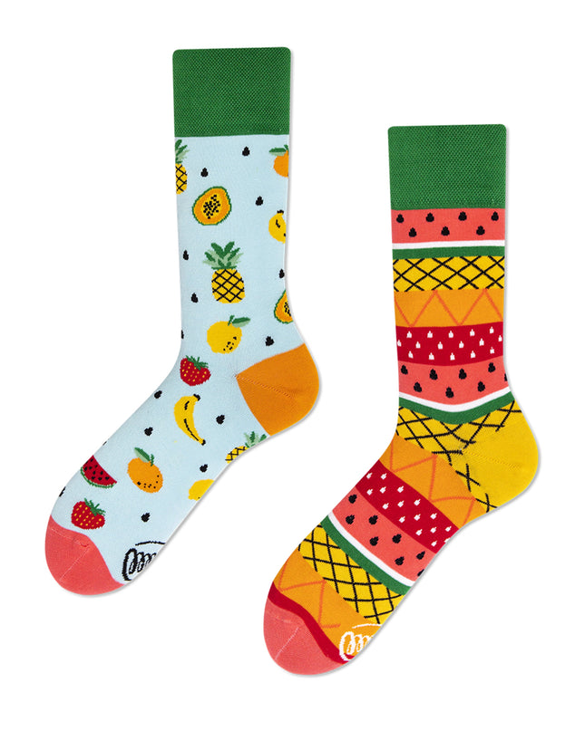 Viele Morgen Zokni - Tutti Frutti Spaßsocken für alle