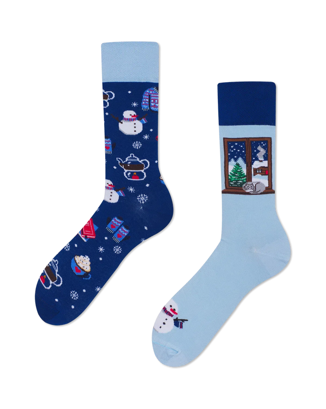 Socken mit vielen Morgenmotiven – Winterstimmung | Tags: Weihnachtsaccessoires