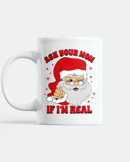 „Frag deine Mama“-Tasse | Witziges Geschenk für Mütter