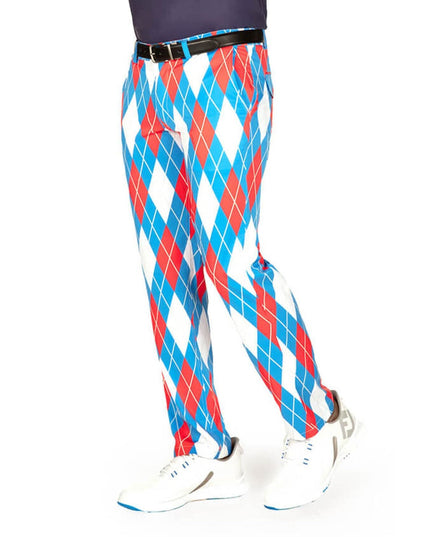 Men's American Argyle Disc Golf Pants
