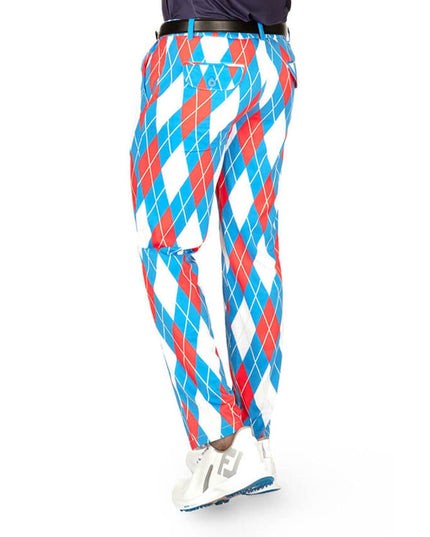 Men's American Argyle Disc Golf Pants