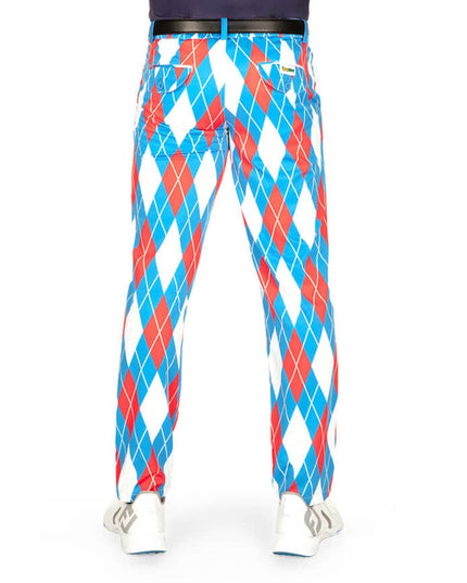 Men's American Argyle Disc Golf Pants