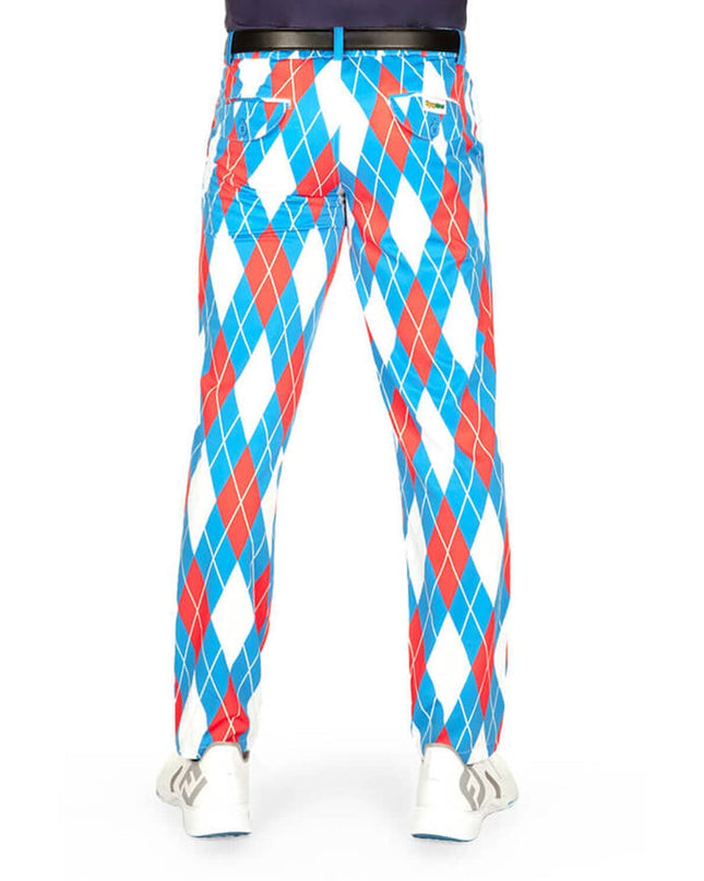 Men's American Argyle Disc Golf Pants