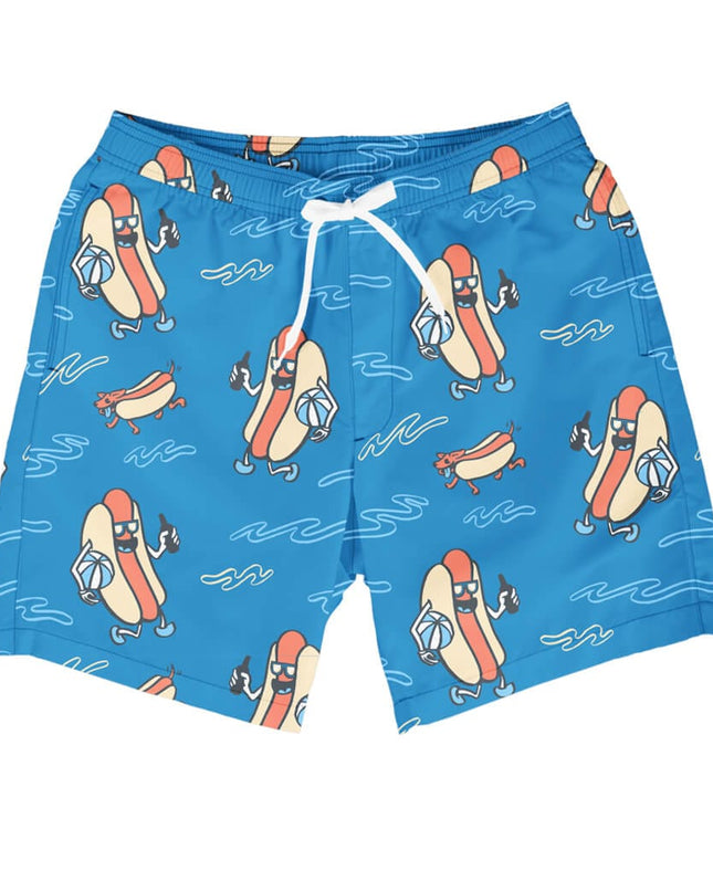 Hot Dog Diver Stretch Swim Trunks - 7.5" Inseam