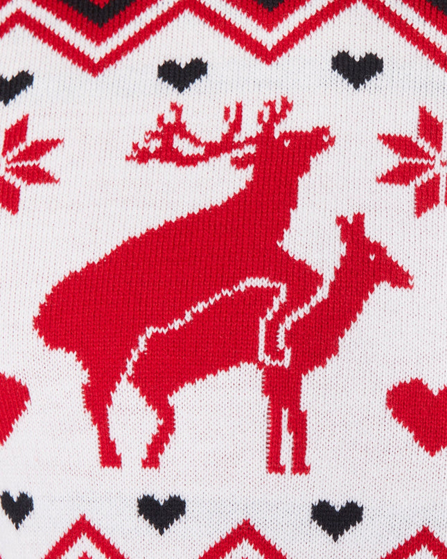 Men's Humping Reindeers Ugly Christmas Sweater