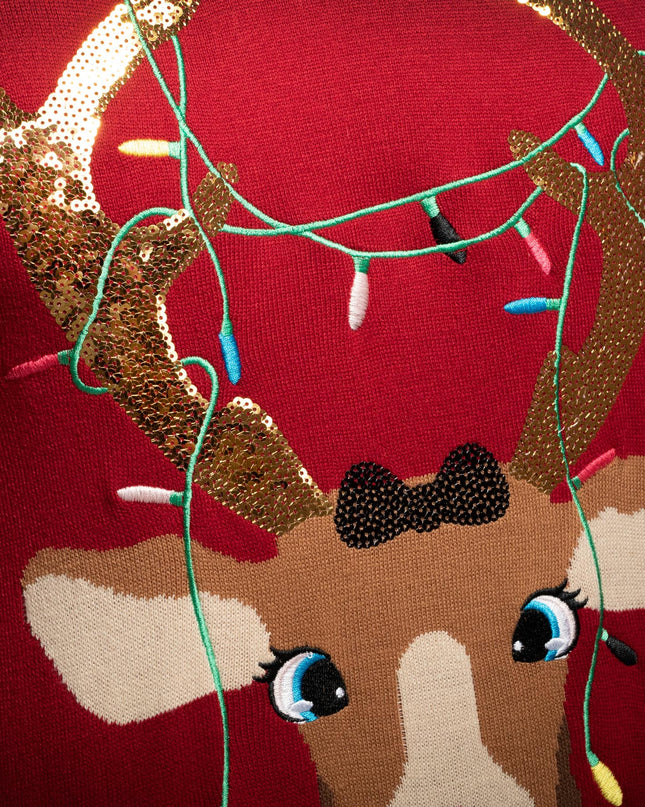 Men's Cute Reindeer Christmas Sweater