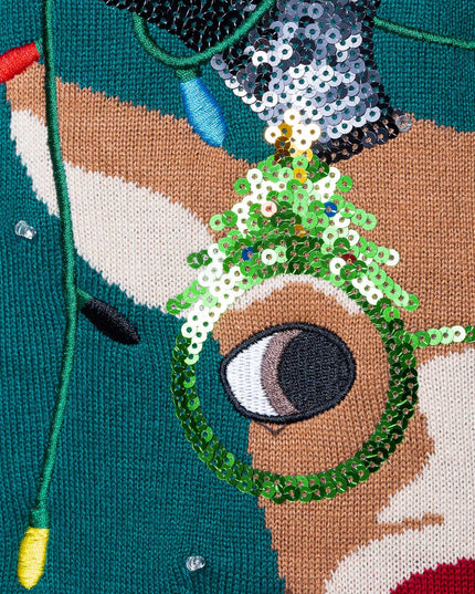 Rudolf-Weihnachtspullover für Herren